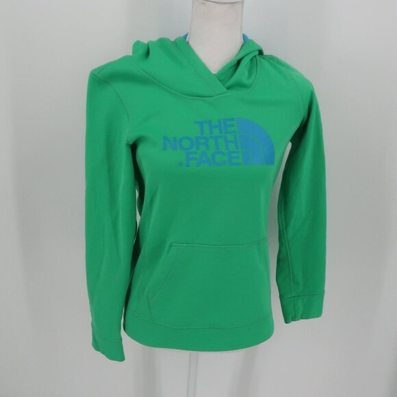 The North Face Women's Green Blue Hoodie Size Small - Picture 1 of 14
